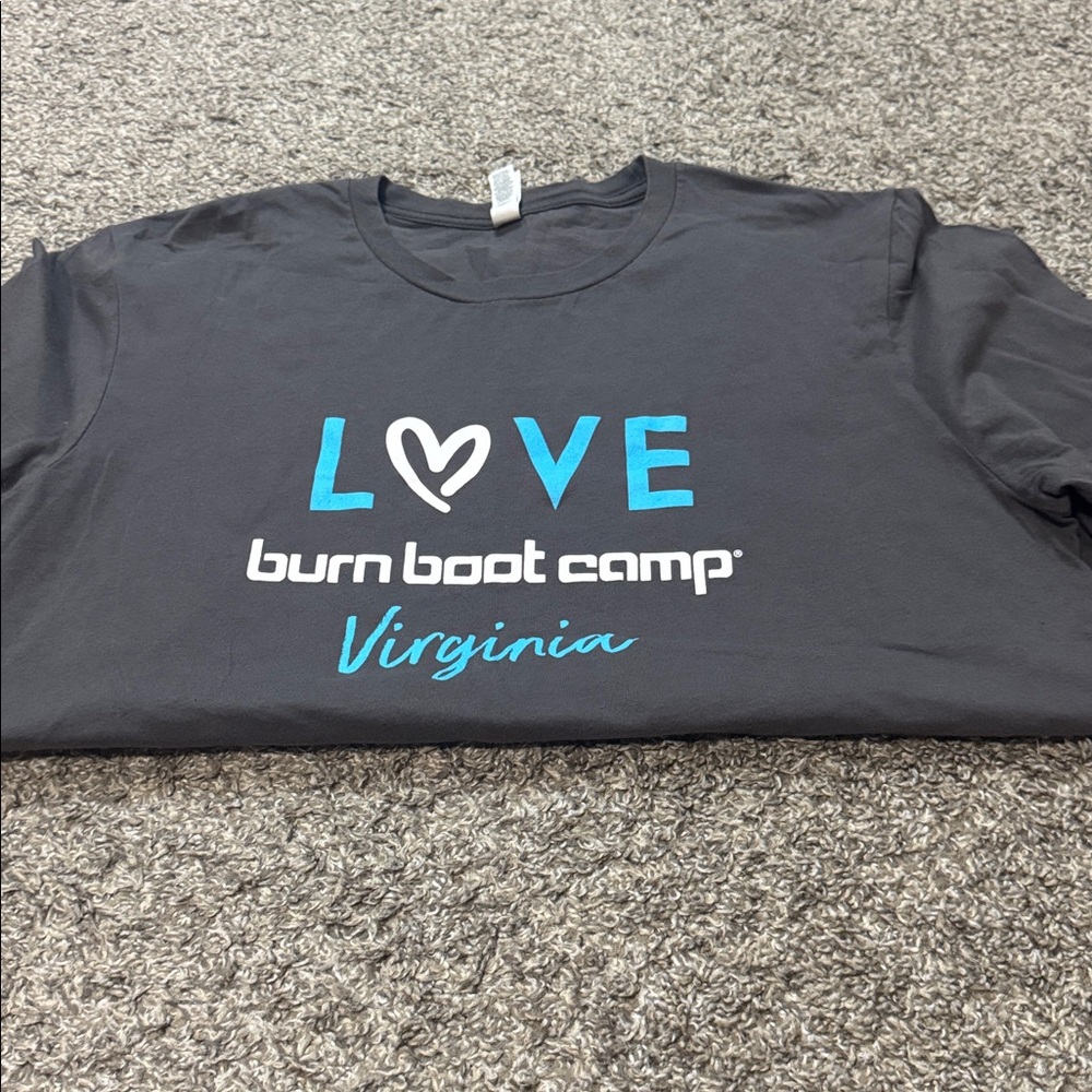 Burn Boot Camp Short Sleeve Shirt Love Virginia